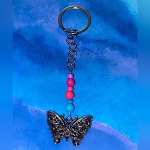 Butterfly Keychain (Silver)